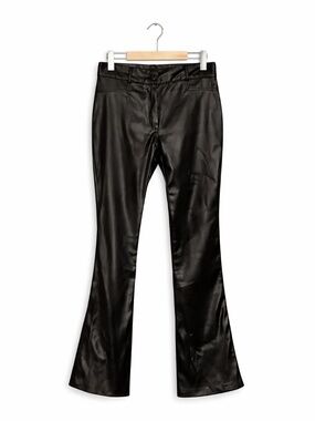 GAP Black Satin Flare Dress Pants 29" Inseam – Size 28  EUC